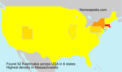 Surname Kastrinakis in USA Surname Kastrinakis in USA