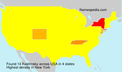 Surname Kastrinsky in USA Surname Kastrinsky in USA