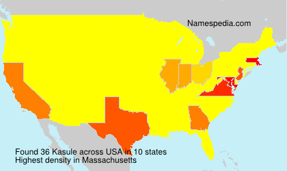 Surname Kasule in USA Surname Kasule in USA