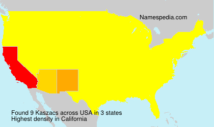 Surname Kaszacs in USA Surname Kaszacs in USA