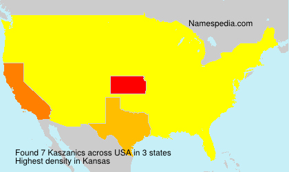 Surname Kaszanics in USA Surname Kaszanics in USA