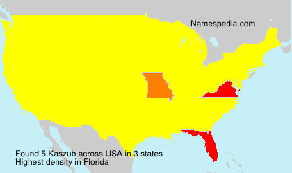 Surname Kaszub in USA Surname Kaszub in USA