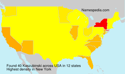 Surname Kaszubinski in USA Surname Kaszubinski in USA