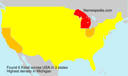 Surname Kataf in USA Surname Kataf in USA