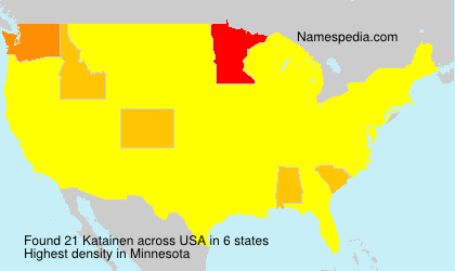 Surname Katainen in USA Surname Katainen in USA