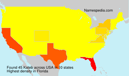 Surname Kateb in USA Surname Kateb in USA