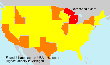Surname Katee in USA Surname Katee in USA
