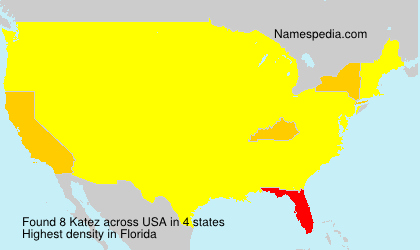 Surname Katez in USA Surname Katez in USA