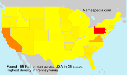 Surname Katherman in USA Surname Katherman in USA