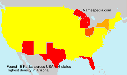 Surname Katiba in USA Surname Katiba in USA