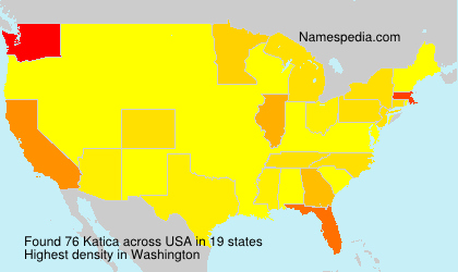 Surname Katica in USA Surname Katica in USA