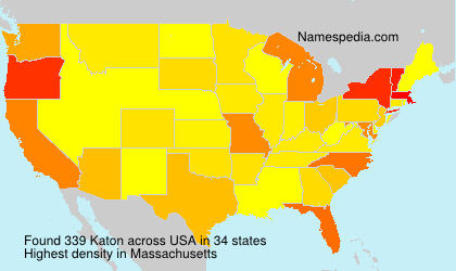 Surname Katon in USA Surname Katon in USA