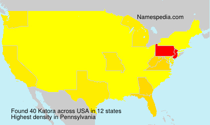 Surname Katora in USA Surname Katora in USA