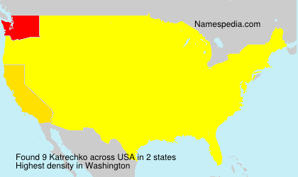 Surname Katrechko in USA Surname Katrechko in USA