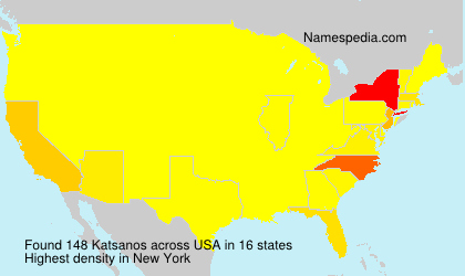 Surname Katsanos in USA