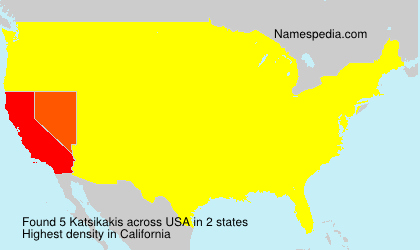 Surname Katsikakis in USA Surname Katsikakis in USA