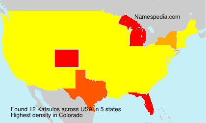 Surname Katsulos in USA Surname Katsulos in USA