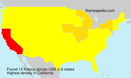 Surname Katsuo in USA Surname Katsuo in USA
