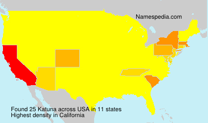 Surname Katuna in USA Surname Katuna in USA