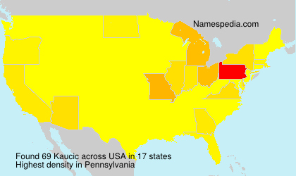 Surname Kaucic in USA Surname Kaucic in USA