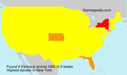 Surname Kauhaus in USA Surname Kauhaus in USA