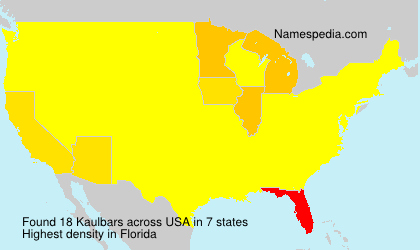 Surname Kaulbars in USA Surname Kaulbars in USA
