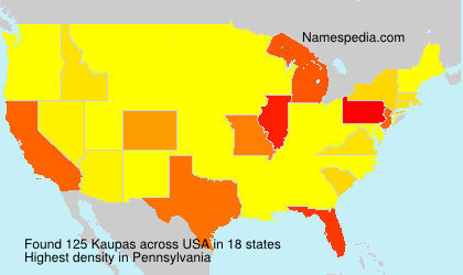 Surname Kaupas in USA Surname Kaupas in USA