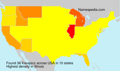 Surname Kavajecz in USA Surname Kavajecz in USA