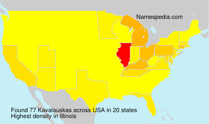 Surname Kavalauskas in USA Surname Kavalauskas in USA