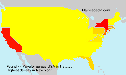 Surname Kavaler in USA Surname Kavaler in USA