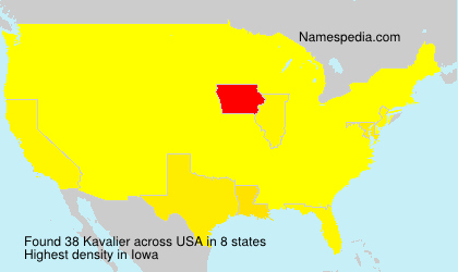 Surname Kavalier in USA