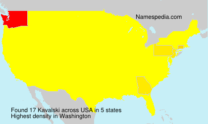 Surname Kavalski in USA Surname Kavalski in USA
