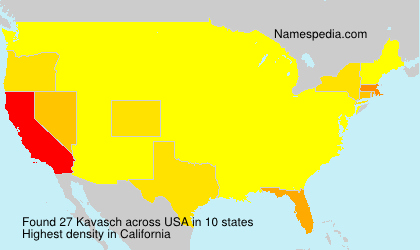Surname Kavasch in USA Surname Kavasch in USA