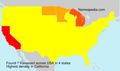 Surname Kavasseri in USA Surname Kavasseri in USA