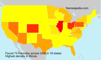 Surname Kavinsky in USA Surname Kavinsky in USA