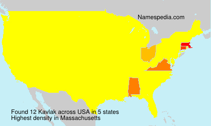 Surname Kavlak in USA Surname Kavlak in USA