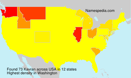 Surname Kavran in USA Surname Kavran in USA