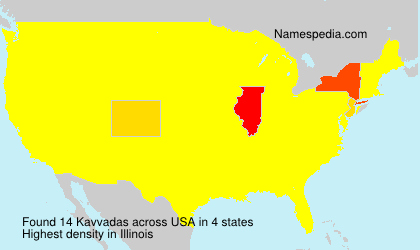 Surname Kavvadas in USA Surname Kavvadas in USA
