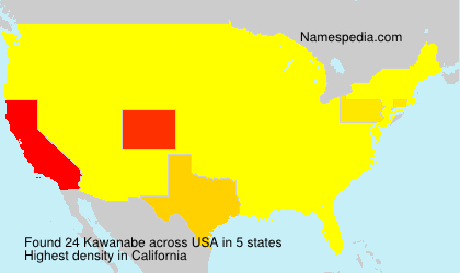 Surname Kawanabe in USA Surname Kawanabe in USA