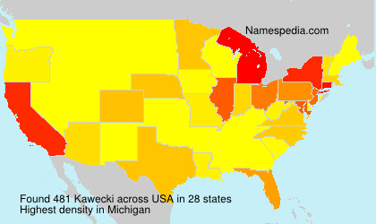 Surname Kawecki in USA Surname Kawecki in USA