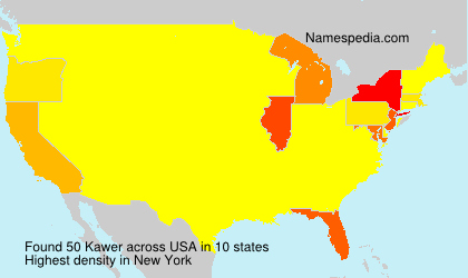 Surname Kawer in USA Surname Kawer in USA