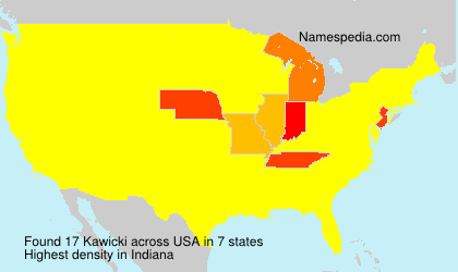 Surname Kawicki in USA Surname Kawicki in USA