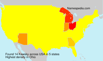 Surname Kawsky in USA Surname Kawsky in USA