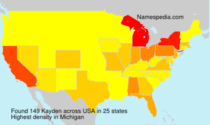 Surname Kayden in USA Surname Kayden in USA