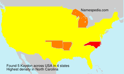 Surname Kaydon in USA Surname Kaydon in USA