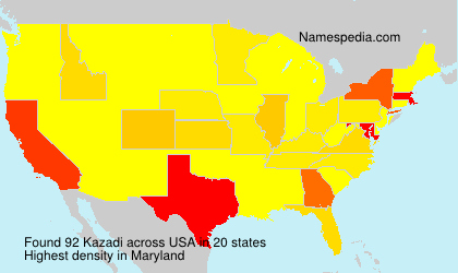 Surname Kazadi in USA