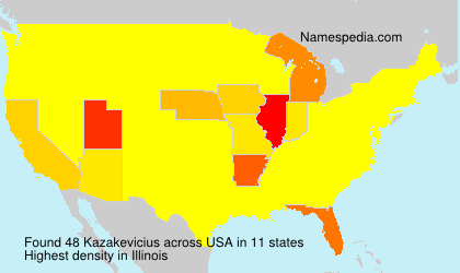 Surname Kazakevicius in USA Surname Kazakevicius in USA