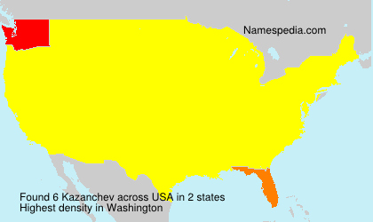 Surname Kazanchev in USA Surname Kazanchev in USA
