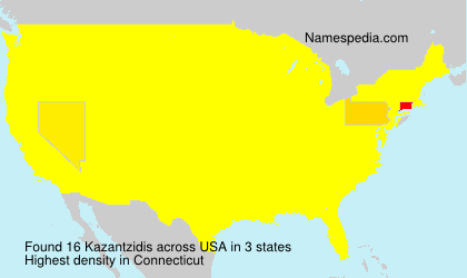 Surname Kazantzidis in USA Surname Kazantzidis in USA