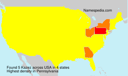 Surname Kazez in USA Surname Kazez in USA